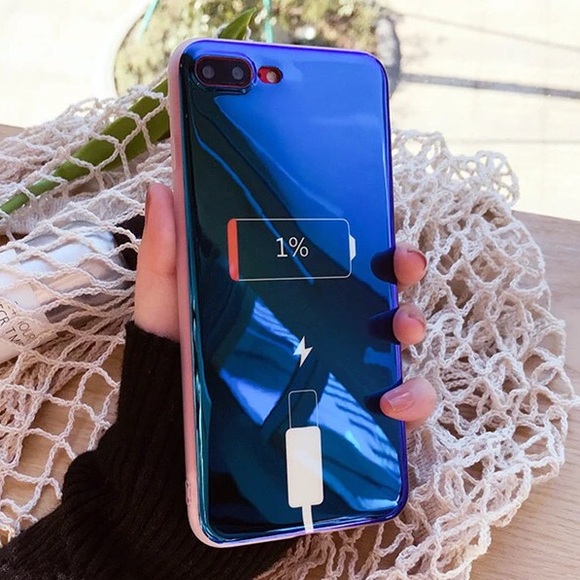 Accessories - NEW iPhone 7/8/7+/8+ Blu-Ray Low Battery Soft Case